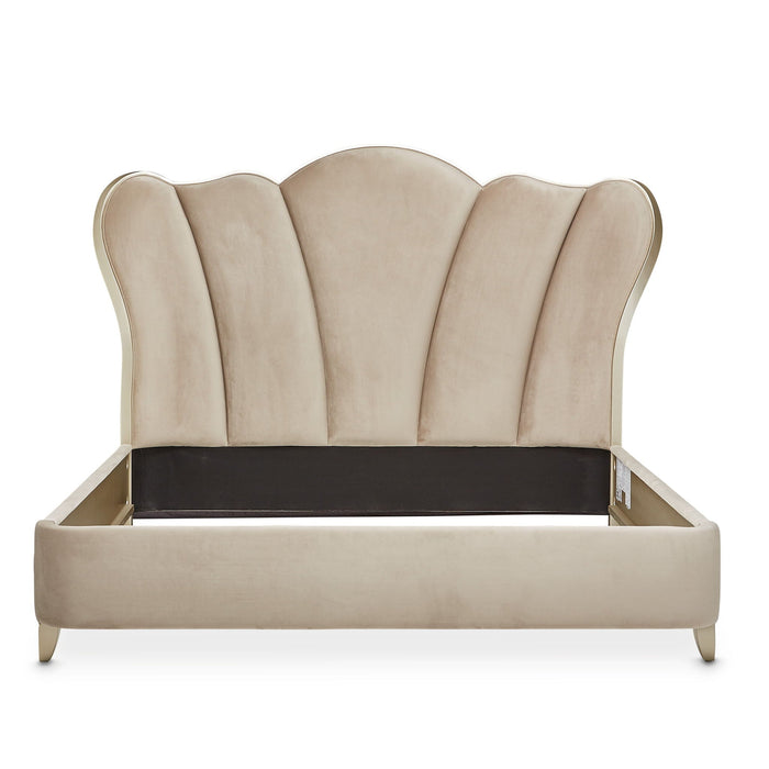 Villa Cherie - Channel Tufted Bed Michael Amini
