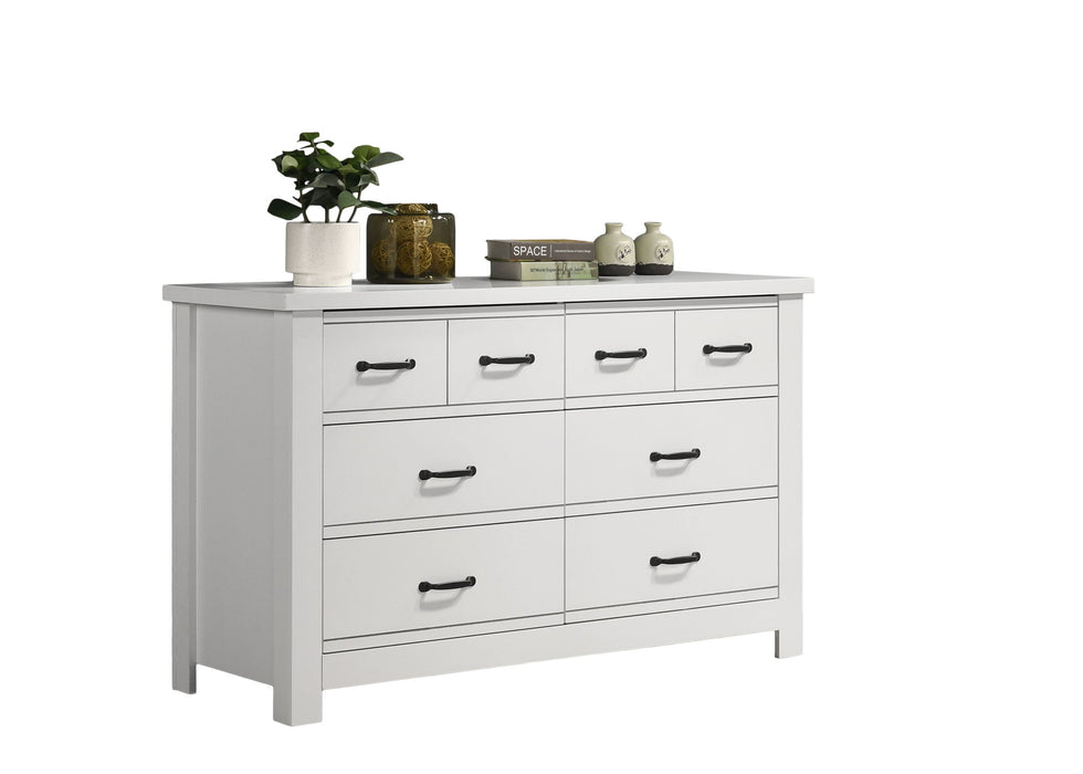 Cassini - 6 Drawer Dresser - White Lilola Home