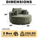 Swivel Chair With 360° Rotation For Living Room Home Essentials