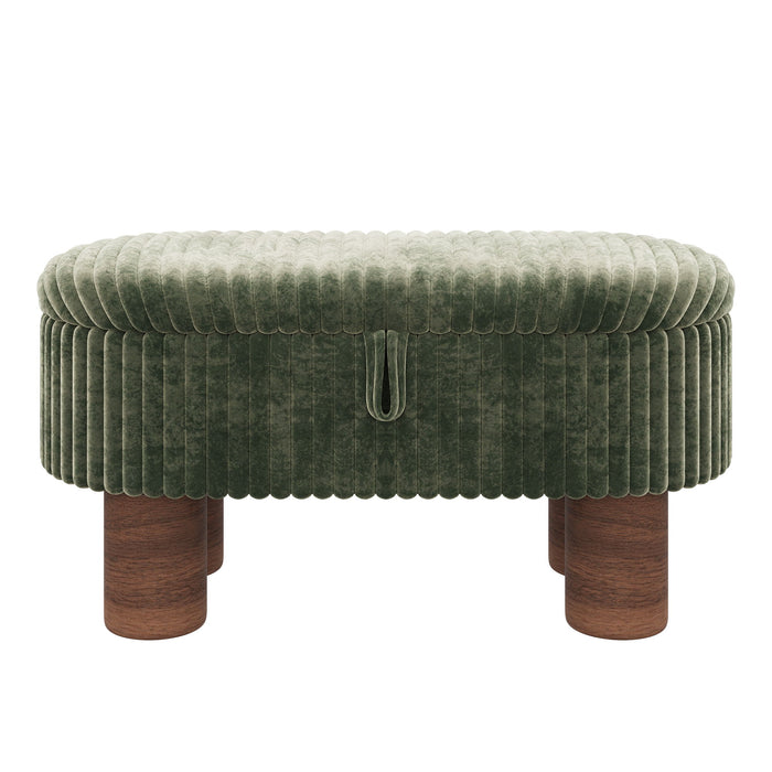 Modern Storage Ottoman Bench For Living Room Noble House