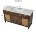 Bathroom Vanity With Sink, 5 Legs, Soft Close Drawers Noble House