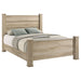 Sansome - Queen Panel Bed - Oak Furniture Max