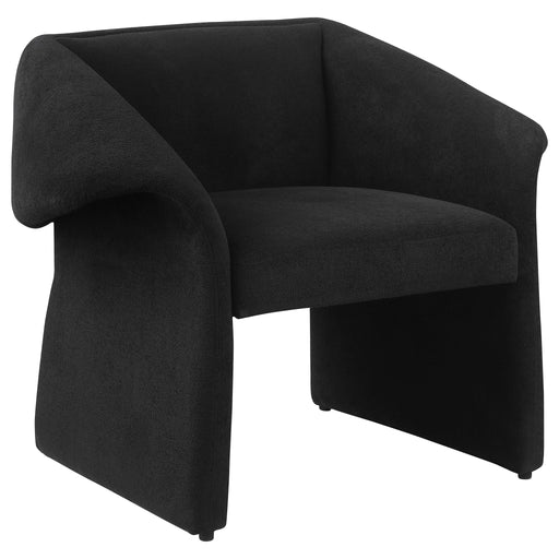 Mcdonald - Upholstered Sloped Arm Accent Chair - Black Furniture Max
