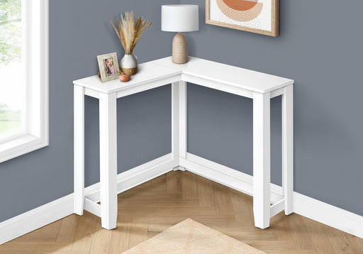 Corner Accent Console Table For Entryway, Unique Design Contemporary & Modern 8th Street