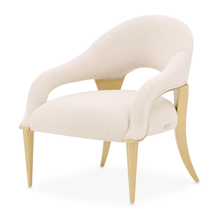 Scotts Square - Accent Chair - Cornsilk / Light Champagne Michael Amini