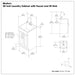 Modern Shaker All-In-One Laundry Utility Sink And Cabinet With Pull-Out Faucet Simpli-Home