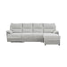 Sectional Sofa With Power Recline, USB Charging, And Storage Chaise - Gray Global Furniture USA