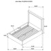 Brandon - Upholstered Platform Bed Furniture Max