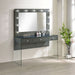 Katelyne - 3 Drawer Vanity Set With Mirror - Gray Furniture Max