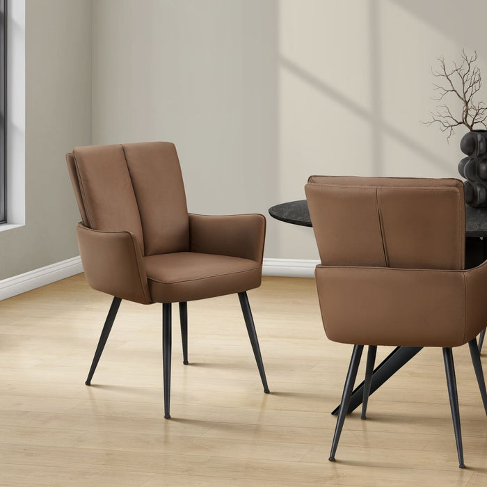 Dining Chair For Kitchen (Set of 2) - Brown 8th Street