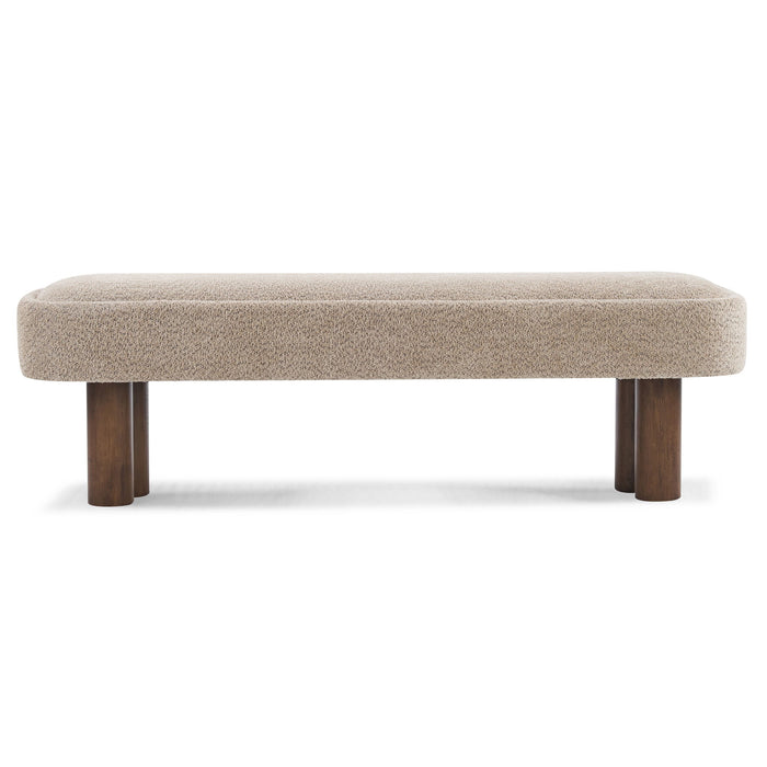 Chic Indoor Upholstered Dining Bench Noble House