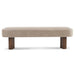 Chic Indoor Upholstered Dining Bench Noble House