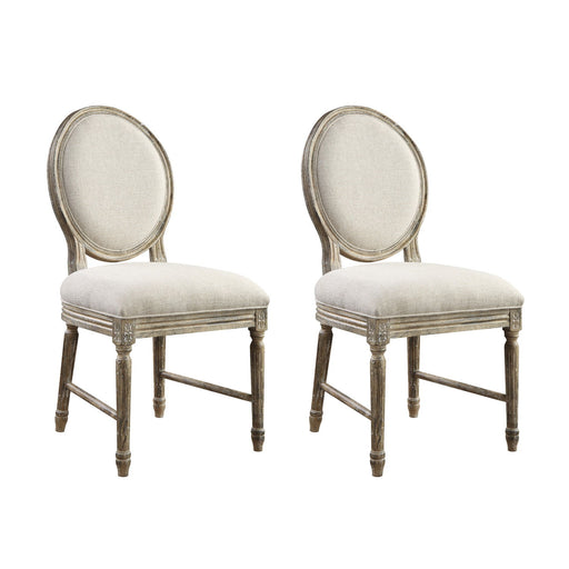 Upholstered Dining Chairs (Set of 2) - Brown Emerald Home