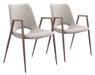 Desi - Dining Chair Walnut Legs (Set of 2) Zuo Modern