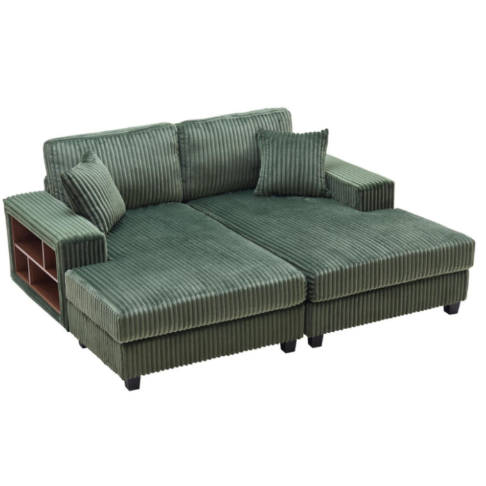 Convertible Sectional Sofa, Sleeper Oversized Living Room Lounge Home Essentials