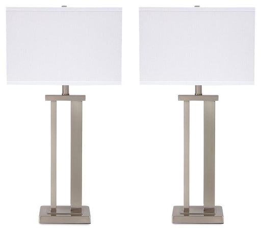 Aniela - Metal Table Lamp Set Signature Design by Ashley®