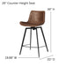Swivel Counter Stool - Brown New Ridge Home