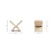 Otto - X Shaped Display Shelf Jennifer Taylor Home