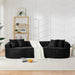 4 Seater Curved Cloud Sectional Sofa Home Essentials