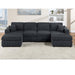 Modern Design Sectional Set With Right And Left Arm Chaise Home Essentials