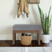 Milltown - Upholstered Ottoman Bench Simpli-Home