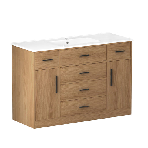 Bathroom Vanity With Abundant Storage 2 Soft Close Doors And 6 Drawers Home Essentials