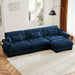 Super Comfort Oversized Modular Sectional Sofa With Movable Ottoman Home Essentials