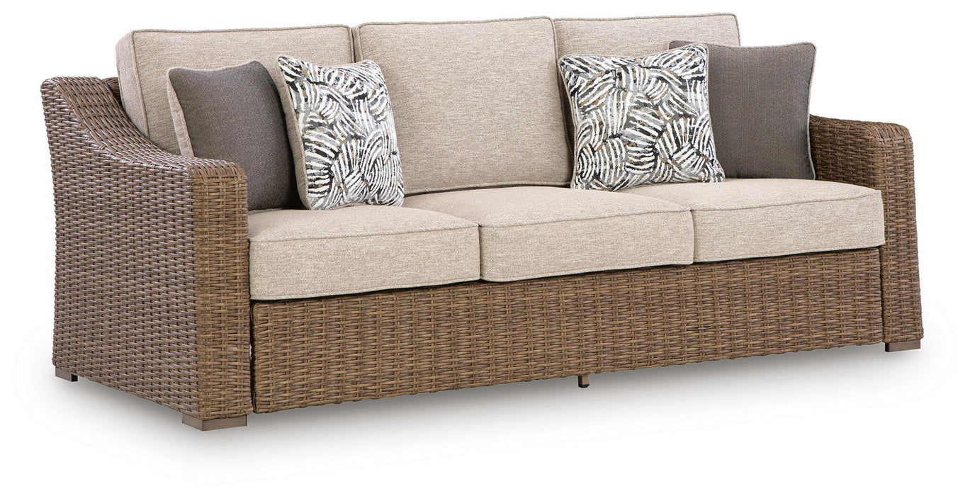 Laguna Heights - Sofa With Cushion - Beige Signature Design by Ashley®