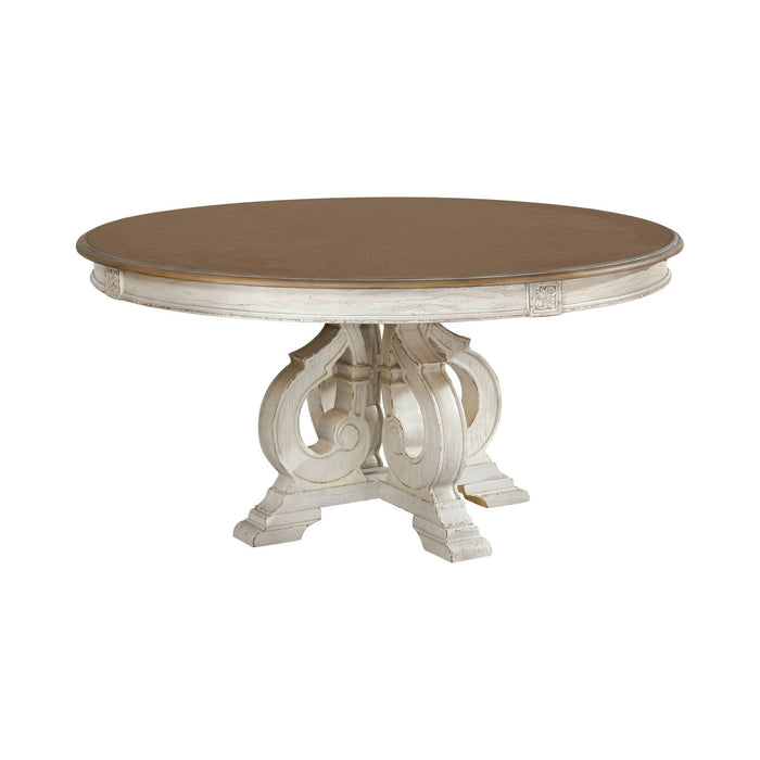 Elegant Dining Set Round Table And Side Chairs Home Essentials