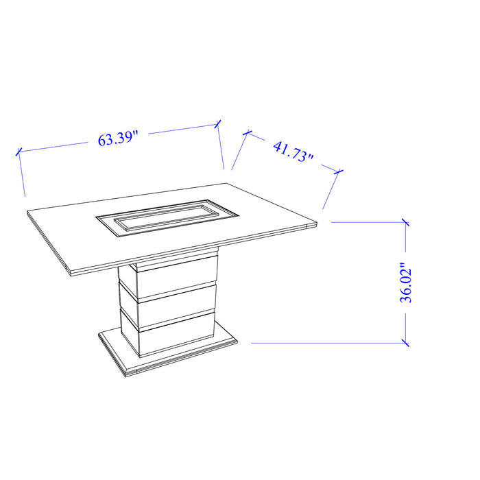 Ariya - Bar Table - Black Global Furniture USA