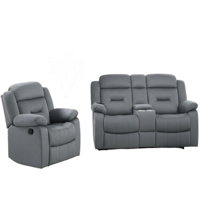 Contemporary Living Room Set With Pillow Arms And Headrest Support Home Essentials