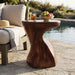 Twisted Sculptural Side Table Indoor / Outdoor Noble House