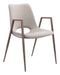 Desi - Dining Chair Walnut Legs (Set of 2) Zuo Modern
