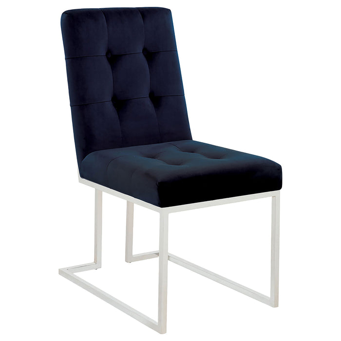 Tufted Back Upholstered Dining Chair (Set of 2) Furniture Max