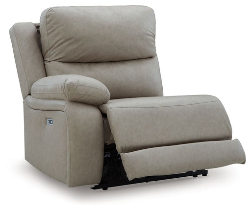 Narwhal Place - LAF Zero Wall Power Recliner - Pebble Signature Design by Ashley®