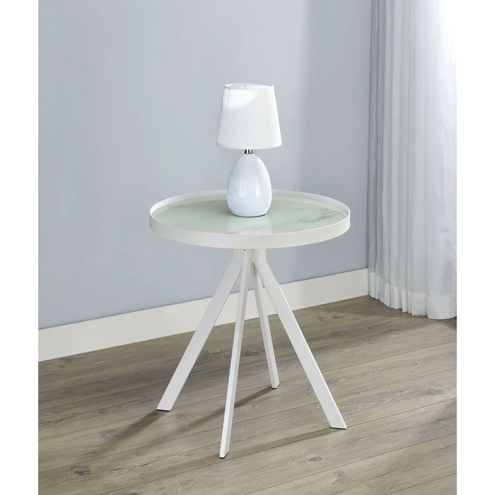 Shayne - Round Top End Table Furniture Max