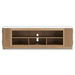 Camdill - XL TV Stand With Fireplace Option - Light Brown Signature Design by Ashley®