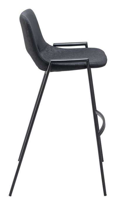 Desi - Bar Chair With Black Legs (Set of 2) Zuo Modern