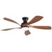 52" Ceiling Fan With 3 Color Dimmable LED Light, DC Reversible Motor, 6 Speed Settings Daily Nest