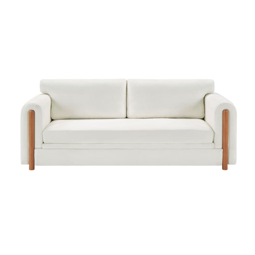 Modern 3 Seater Upholstered Couch Sofa For Living Room Noble House