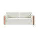 Modern 3 Seater Upholstered Couch Sofa For Living Room Noble House