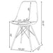 Padded Dining Chair (Set of 2) - Black Furniture Max