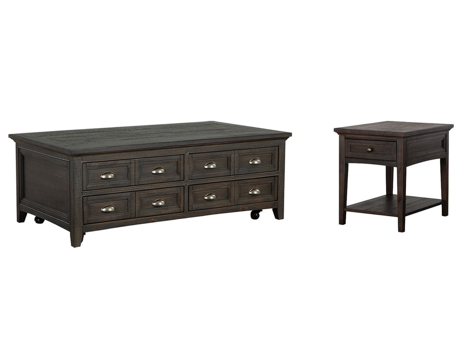 Westley Falls - Lift Top Storage Cocktail Table Set Magnussen Furniture