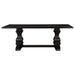 Villeneuve - Rectangular Double Pedestal Dining Table - Rustic Furniture Max
