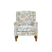 Accent Chair With Floral Upholstery And Nailhead Trim Home Essentials