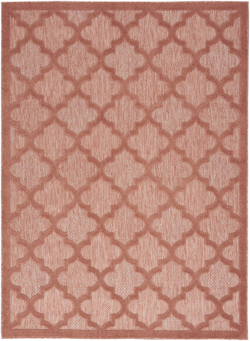 6' X 9' Geometric Flatweave Area Rug - Orange