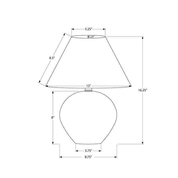 Lighting, Table Lamp Contemporary - Cream 8th Street
