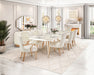 Michael Amini Lighting - Pendant 12-Light Round Crystal Chandelier - Gold Michael Amini