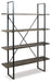 Gilesgrove - Bookcase - Black / Gray Signature Design by Ashley®