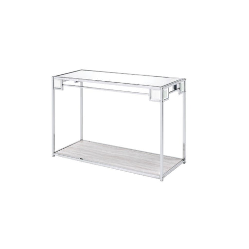 Asbury - Console Table - Mirrored & Chrome ACME